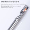 CNC Router Bits, Engraving Bits, End Mill, Single-Flute Spiral, Upcut