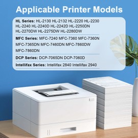 KCMYTONER Compatible Toner Cartridge Replacement for Brother TN450 TN-450 TN420 High Yield Black Work with MFC-7860dw MFC-7360n HL-2280dw HL-2270dw HL-2240 DCP-7065dn Intellifax 2840 Printer (3 Pack)