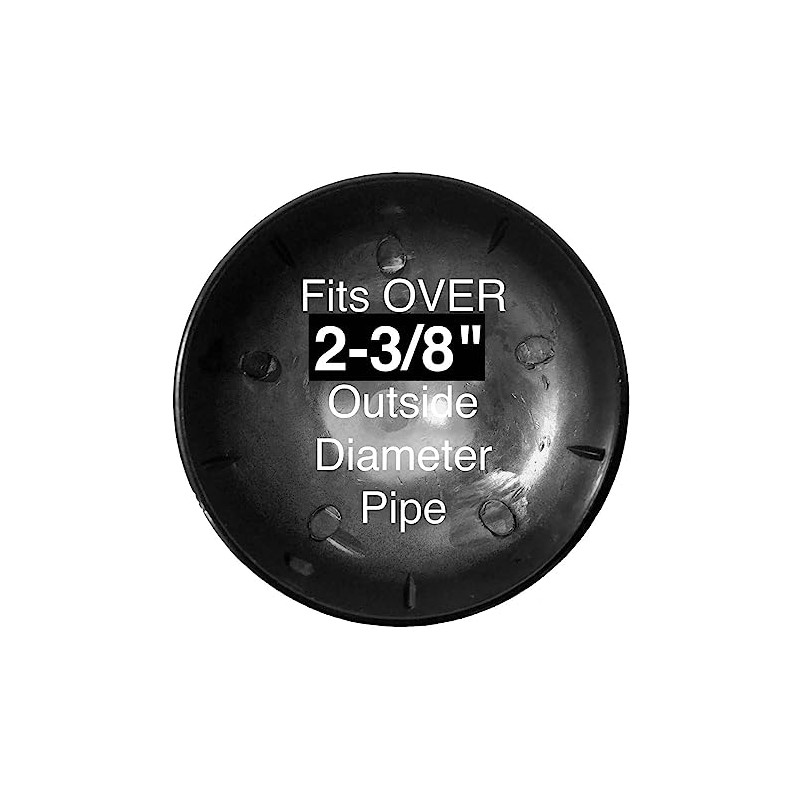 2-3/8" Chain Link Fence Post Cap - Use for 2-3/8"