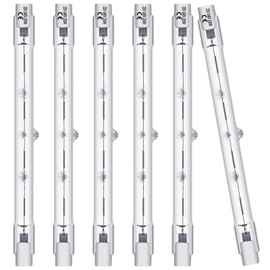 BROTOU 6 x 230 W 118 mm R7S Halogen Bulbs, Dimmable Halogen Rod, 220-240 V, 4480 lm, 2800 K, Warm White, J-type for Work Lights, Security Lights, Landscape Lights, Floor Lamps