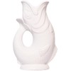 The Original Gluggle Jug - White Glug Jug in L,