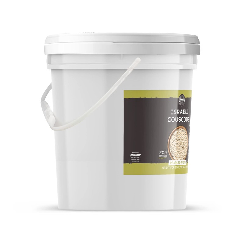 Birch & Meadow 3.5 Gallons of Israeli Couscous, Large Grain,
