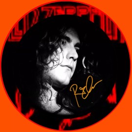 LED ZEPPELIN ROBERT PLANT AUTOGRAPHED  BRACELET NECKPIN