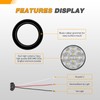 GOOACC 4 Inch Round Trailer Tail Light 2 PCS 12