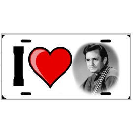 L@@K Johnny Cash Country Music License Plate Vanity Auto Tag