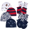 Gerber - Conjunto de gorra y manoplas para niñas, azul,