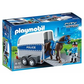 Playmobil 6922 City Action Police with Horse and Trailer