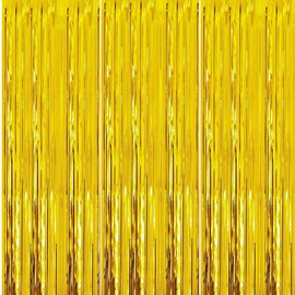 3Pcs 1m*2m Christmas Gold Foil Curtain Door Curtain Metallic Tinsel Curtains Party Backdrop Curtain Shimmer Curtain,Fringe Backdrop Hanging Streamer for Xmas Party Photo Backdrop,Christmas Decorations
