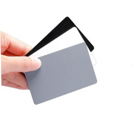 Operitacx 6 Stck. Balancekarte für Fotografie und Video mit Nackenband Präzise Belichtungskarten für Digitale Kameras Strapazierfähiges Kratzfest Reflektierend