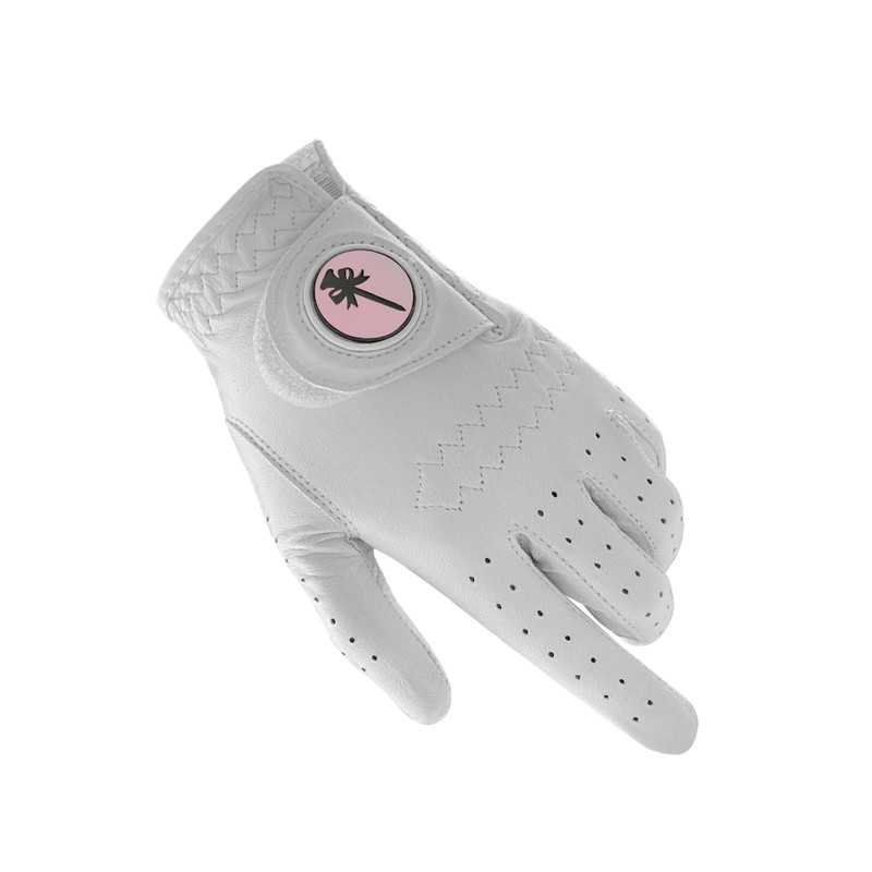 Womens Golf Glove Left Hand Sheepskin Leather Gloves Full Finger