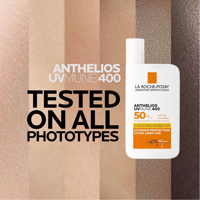 La Roche-Posay La Roche-Posay Anthelios UVMUNE 400 Invisible Fluid, Non-Perfumed