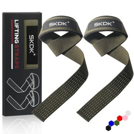 SKDK Correas de Levantamiento de Silicona Antideslizante,Straps para Gym, Levantamiento de Pesas,muñequeras Gym Straps para Gym, Levantamiento de Pesas, Culturismo, Xfit, Entrenamiento de Fuerza