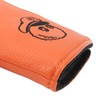 Golf Putter Headcover Orange Sailor's Hat Pattern PU Waterproof Surface
