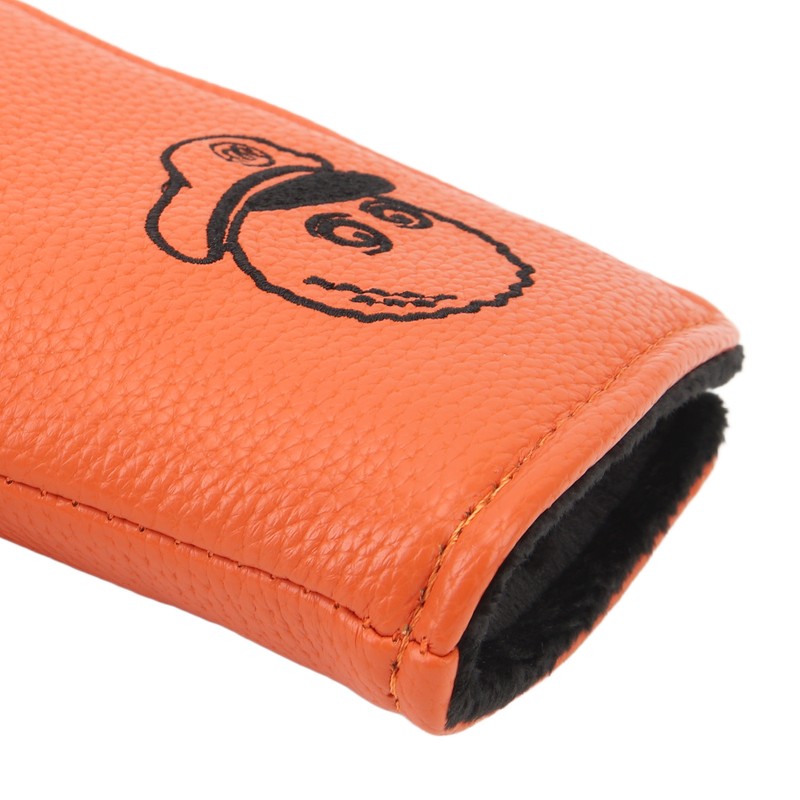 Golf Putter Headcover Orange Sailor's Hat Pattern PU Waterproof Surface