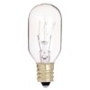 Satco S3905 130V Candelabra Base 15-Watt T7 Light Bulb, Clear