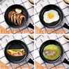 BOENLU 4.72 Inch Mini Nonstick Iron Skillet,Tiny Frying Pan Improve