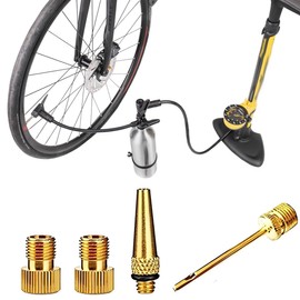 WeddHuis Bicycle Valve Adapter Set, Bicycle Adapter Valve, Car Valve Adaptor, Air Pump, Compressor Valve Adapter