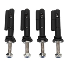 Stainless, Traction Board Mounting Pin Set for MaxTrax MKII Recovery Boards with Simple Installation, Theftproof Safety Kit for Vehicle (Without Password Lock)