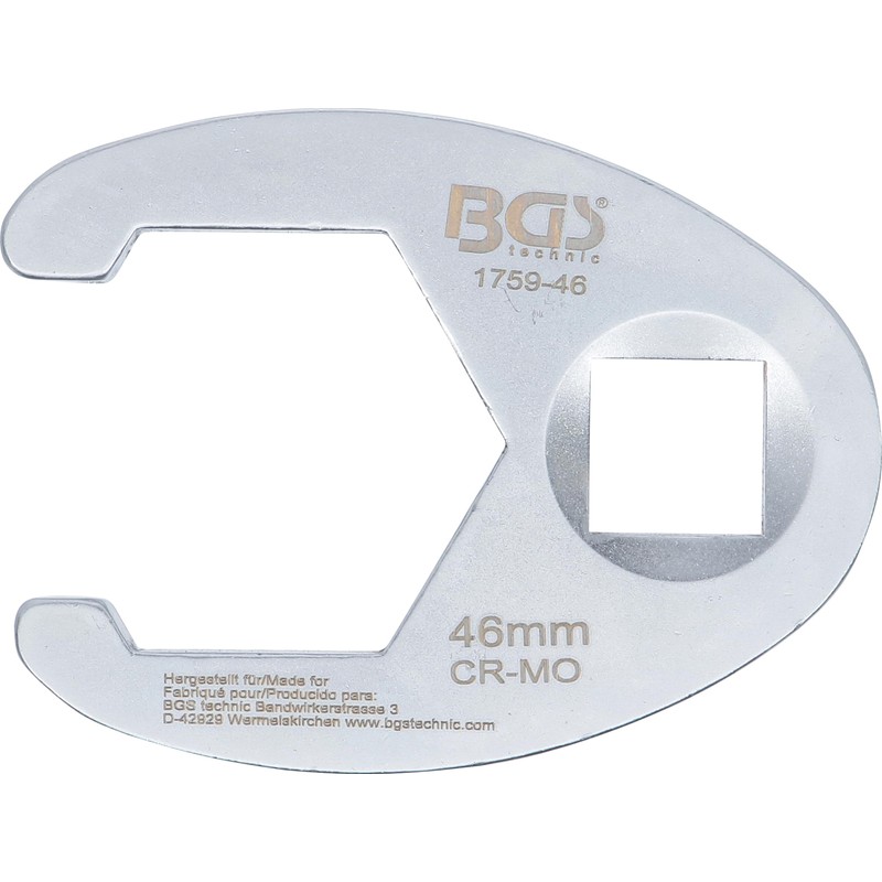 BGS crowfoot spanner, 20 mm, 3/4 inch, 46 mm, 1759-46