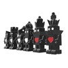 Uniquely Handcrafted Retro Robot Chess Set made from Plant-Based Polymer