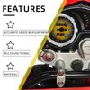 BAOUFF Speedometer Tachometer for Hawk 250,Motorcycle Odometer Fuel Gauge for