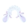 G Trigger Plush Rabbit Ear Headband LA Purple Lavender