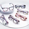 SIGVAN 6 Pack Oprah Style Reading Glasses Blue Light Blocking