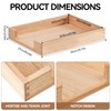 KIRIGEN Wood Letter-Size Tray Single-Tier Wooden Tones Collection Front-Load Documents