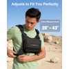 CEROBEAR Hydration Backpack Running Vest - Reflective Running Chest Pack