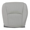 SecosAutoparts Gray Front Driver Side Bottom Microfiber Leather Seat Cover