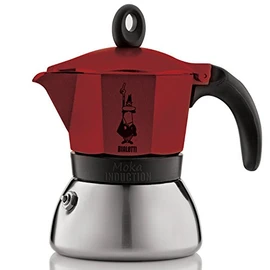 Bialetti Moka Induction Espresso Maker, Red