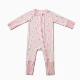 Romper for baby, 95% Viscose derived from bamboo, 5% Spandex - Imported (Starfish, 6-9 Months)
