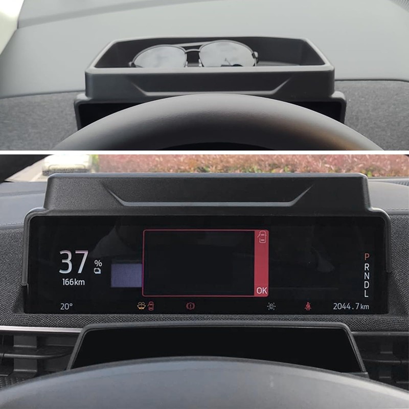 BestEvMod Center Console Organizer & Dash Tray Compatible with 2021-2024