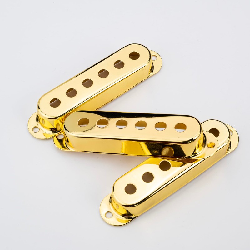 DIAO79NI 3Pcs Single Coil Guitar Pickup Covers (50/50/52mm Pole Spacing),