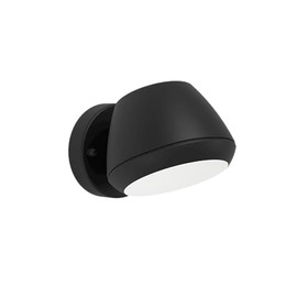 EGLO LED Wandlampe außen Nivarolo, Außenbeleuchtung Hauswand, Spot Außenleuchte Down Light, Außenwandleuchte aus Metall in Schwarz, Wand Außenlampe, warmweiß, IP44
