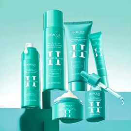 Set 6 Piezas Cuidado Facial Bioaqua Con Ácido Hialurónico Hidratación Profunda, Suavidad Y Luminosidad