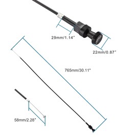 GOOFIT 30.12 Motorcycle Throttle Cable Replacement For 125cc 150cc 200cc 250cc Water cooled Chinese ATV Four Wheeler Quad Bikes Dune Buggy China Moped Scooter Chinese Scooter Quad Go Kart Moped