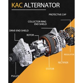 KAC Auto Alternator Generators Replacement for 2003-2006 Liberty 3.7L, 2001-2006 Dakota 4.7L, 2001-2003 Grand Cherokee 4.7L Replace 13873, 13999 OEM Design