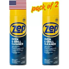 Zep Heavy-Duty Oven & Grill Cleaner Spray – Industrial Strength Degreaser, 19 oz