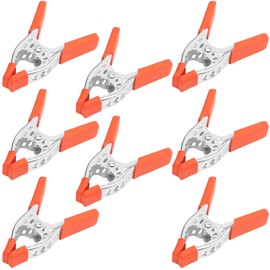 HORUSDY 8-Piece 4" inch Spring Clamp, Heavy Duty Spring Metal Spring Clamps, 1.5"-inch Jaw opening