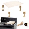 ANFU Cutting Board Adjustable Feet, Wood Adjustable Feet for Countertop