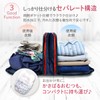 ICHIFUJI Travel Compression Bag, Travel Pouch, Storage Pouch, Zipper, Business