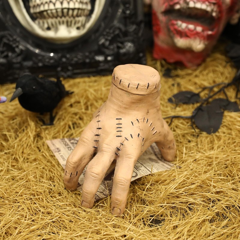 Ditip Sound Activated Halloween Animatronics Thing Hand Halloween Fake Prop