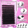 Individual Eyelashes Kit Cluster Lashes, Soft & Fluffy Volume Lash