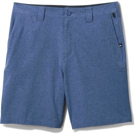 Quiksilver - Mens Union Heather Amphibian 20 Shorts, Color Indigo Mist, Size: 33