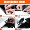 BESULEN Blind Spot Mirror for Car, HD Glass Adjustable Convex