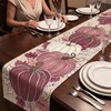 Autumn Harvest Pumpkin Table Runner – Decorative Rectangular Dining Table