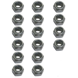 RAParts 14M7455 Set of (16) 10mm Lock Nuts Fits John Deere Models