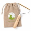Effective Wooden Pet Hair Remover for Rabbits & Guinea Pigs