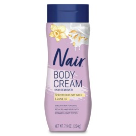 Nair Body Cream Hair Remover, Oat Milk & Vanilla, Body  Women, 7.9 oz
